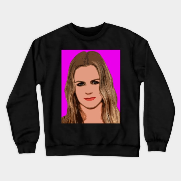 alicia silverstone Crewneck Sweatshirt by oryan80